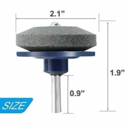 BAICCCF Accessoire Pour Débroussailleuse Affûteur De Lame De Tondeuse à Gazon 5 Pièces Compatible Avec N'importe Quelle Perceuse à Main Perceuse électrique -Débroussailleuse Soldes Magasin 65669586 2