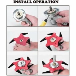 BAICCCF Accessoire Pour Débroussailleuse Lame Débroussailleuse Universelle 65mn Pour Vert Frais Sous Croissance -Débroussailleuse Soldes Magasin 65669594 3