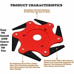 BAICCCF Accessoire Pour Débroussailleuse Lame Débroussailleuse Universelle 65mn Pour Vert Frais Sous Croissance -Débroussailleuse Soldes Magasin 65669594 4