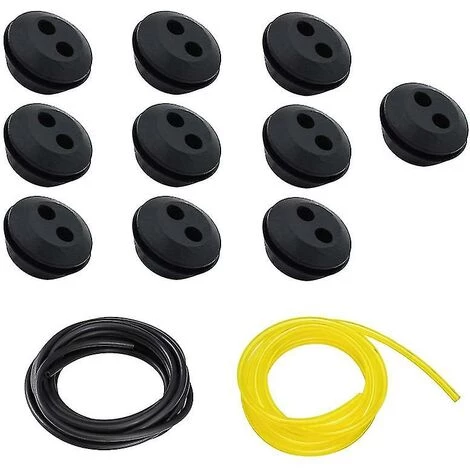 BAICCCF Accessoire Pour Débroussailleuse 10 Pièces 2 Trous En Caoutchouc Pour Réservoir De Carburant Avec Tuyau De Conduite De Carburant 3 BAICCCF Accessoire Pour Débroussailleuse 10 Pièces 2 Trous En Caoutchouc Pour Réservoir De Carburant Avec Tuyau De Conduite De Carburant