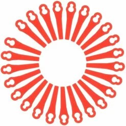 BAICCCF Accessoire Pour Débroussailleuse 100pcs Lame En Plastique 1500mah Coupe-herbe Sans Fil Jardin -Débroussailleuse Soldes Magasin 65669602 2