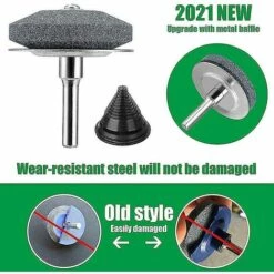 BAICCCF Accessoire Pour Débroussailleuse Affûteur De Lame De Tondeuse à Gazon Avec Déflecteur En Métal, Universel -Débroussailleuse Soldes Magasin 65669654 3