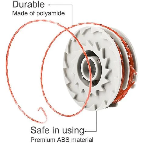 BAICCCF Accessoire Pour Débroussailleuse Lot De 4 Bobines De Débroussailleuse Fly021 Compatible Avec Les Débroussailleuses Sans Fil Flymo. 5 BAICCCF Accessoire Pour Débroussailleuse Lot De 4 Bobines De Débroussailleuse Fly021 Compatible Avec Les Débroussailleuses Sans Fil Flymo. – Image 3