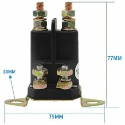 BAICCCF Accessoire Pour Débroussailleuse Solénoïde De Relais De Démarreur 12 V Compatible Avec Les Tondeuses à Gazon Compatible Castel Garden -Débroussailleuse Soldes Magasin 65669730 3