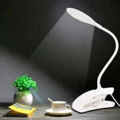 BAICCCF Dévidoir Mural Clip Lampe De Bureau 360 Flexible Col De Cygne Lumière De Lit Tuyau Premium Usb Clip Lampe De Bureau Protection Des Yeux Lumière LED Pour Les Enfants Apprenant Et Lisant -Débroussailleuse Soldes Magasin 65669756 5