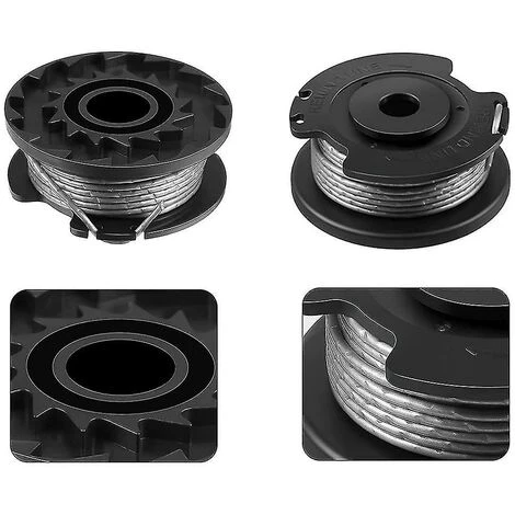 BAICCCF Accessoire Pour Débroussailleuse Lot De 4 Coupe-bordures F016800569 Ligne De Bobine Avec Couvercle De Bobine Compatible Avec Bosch 5 BAICCCF Accessoire Pour Débroussailleuse Lot De 4 Coupe-bordures F016800569 Ligne De Bobine Avec Couvercle De Bobine Compatible Avec Bosch – Image 3