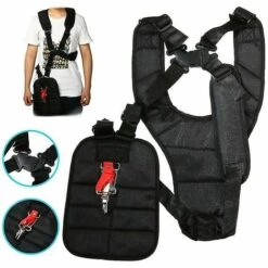BAICCCF Accessoire Pour Débroussailleuse Sangle De Harnais D'épaule à Double Tondeuse Compatible Avec La Débroussailleuse Et La Tondeuse -Débroussailleuse Soldes Magasin 65669821 3