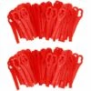 BAICCCF Accessoire Pour Débroussailleuse 80pcs Lames De Coupe-herbe De Rechange Pièce De Rechange Coupe De Tondeuse à Gazon -Débroussailleuse Soldes Magasin 65669828 1