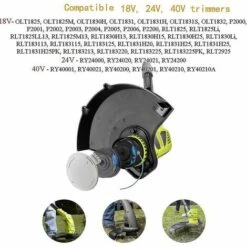 BAICCCF Accessoire Pour Débroussailleuse Lot De 6 Capuchons De Bobine Ac14hca, Capuchon De Bobine De Rechange Compatible Avec Les Tondeuses Ryobi -Débroussailleuse Soldes Magasin 65669835 3