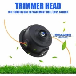 LADACèE Capuchon De Tête De Débroussailleuse Compatible Avec Toro Ryobi Stihl Echo Homelite Makita 308923013 120950010 - M10 8 LADACèE Capuchon De Tête De Débroussailleuse Compatible Avec Toro Ryobi Stihl Echo Homelite Makita 308923013 120950010 - M10 -Débroussailleuse Soldes Magasin 65726297 2