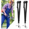 LITZEE 2 Sangles D'épaule Réglables - Harnais Pour Débroussailleuse Pour Tondeuse à Gazon Avec Ceinture En Nylon Durable PourJardinage Pour Débroussailleuse KM, STIHL FS (Noir) -Débroussailleuse Soldes Magasin 65732309 1
