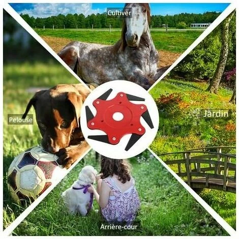 LUCKY-88 Tête De Coupe à Six Lames Accessoires De Tondeuse à Gazon à Tête D'herbe Coupe à Six Lames 5 LUCKY-88 Tête De Coupe à Six Lames Accessoires De Tondeuse à Gazon à Tête D'herbe Coupe à Six Lames – Image 3