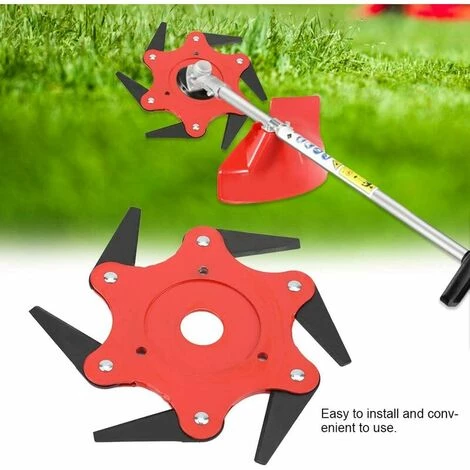 LINKLIFE™ Tete De Coupe, 6 Dents, Outil De Mangeur D'Herbe 7 LINKLIFE™ Tete De Coupe, 6 Dents, Outil De Mangeur D'Herbe – Image 5