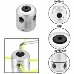 KAEJYIUT 2PCS Débroussailleuse, Tête De Coupe En Aluminium, Têtes D'herbe Têtes De Coupe En Aluminium, Couper La Tête De Coupe De La à Gazon, Pour Accessoires De Tondeuse à Gazon 10 KAEJYIUT 2PCS Débroussailleuse, Tête De Coupe En Aluminium, Têtes D'herbe Têtes De Coupe En Aluminium, Couper La Tête De Coupe De La à Gazon, Pour Accessoires De Tondeuse à Gazon -Débroussailleuse Soldes Magasin 65853129 4