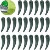 DONTODENT Lot De 24 Lames De Coupe-herbe De Rechange Pour Débroussailleuse Bosch Durablade Art 23-18 Li Art 26-18 Li, Vert -Débroussailleuse Soldes Magasin 65869247 1