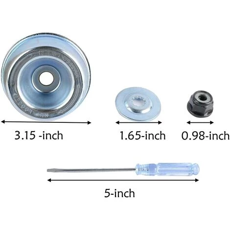 QERSTA 10"x 3T Lame De Débroussailleuse Avec Kit Entretien Accessoire Adaptateur De Lame De Tondeuse à Gazon De Machine De Jardinage Pour Mauvaises Herbes Fraîches Et Tondeuse. 4 QERSTA 10"x 3T Lame De Débroussailleuse Avec Kit Entretien Accessoire Adaptateur De Lame De Tondeuse à Gazon De Machine De Jardinage Pour Mauvaises Herbes Fraîches Et Tondeuse. – Image 2