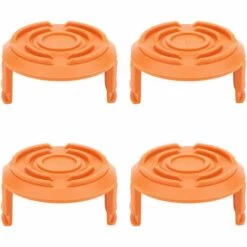 QERSTA 4 Pcs Capuchons De Bobine, Capuchon De Tondeuse à Gazon Bobine De Remplacement Tondeuse à Gazon Capuchon De Bobine Accessoires De Tondeuse à Gazon