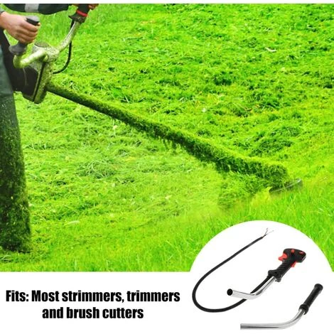QERSTA Interrupteur De Poignée De Coupe Pour Tondeuse à Gazon, Câble De Déclenchement De L'accélérateur, Accessoires De Remplacement Pour Débroussailleuse 2PCS 4 QERSTA Interrupteur De Poignée De Coupe Pour Tondeuse à Gazon, Câble De Déclenchement De L'accélérateur, Accessoires De Remplacement Pour Débroussailleuse 2PCS – Image 2