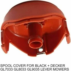 QERSTA Accessoires De Tondeuse à Gazon, Couvercle De Capuchon De Bobine De Strimmer Compatible Avec Black Decker GL7033 GL8033 GL9035 Cutter Herbe 90583594 -Débroussailleuse Soldes Magasin 65916404 5
