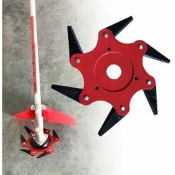 BDD Tête De Désherbeur à Six Lames Pour Tondeuse à Gazon (rouge) 10 BDD Tête De Désherbeur à Six Lames Pour Tondeuse à Gazon (rouge) -Débroussailleuse Soldes Magasin 65974114 4
