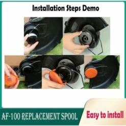 MEZHENG Remplace La Tête De Tonte à Fil De Tonte à Bobine BLACK+DECKER AF-100 11 MEZHENG Remplace La Tête De Tonte à Fil De Tonte à Bobine BLACK+DECKER AF-100 -Débroussailleuse Soldes Magasin 66031708 5