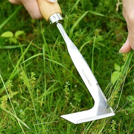 DONTODENT Outil De Désherbage En Acier Inoxydable Désherbeur À Main Désherbeur Manuel Outil De Jardin Pour Le Désherbage Rapide Du Sol Et Du Jardin 30,5 Cm De Long 1 Pièce 5 DONTODENT Outil De Désherbage En Acier Inoxydable Désherbeur À Main Désherbeur Manuel Outil De Jardin Pour Le Désherbage Rapide Du Sol Et Du Jardin 30,5 Cm De Long 1 Pièce – Image 3