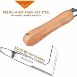 DONTODENT Outil De Désherbage En Acier Inoxydable Désherbeur À Main Désherbeur Manuel Outil De Jardin Pour Le Désherbage Rapide Du Sol Et Du Jardin 30,5 Cm De Long 1 Pièce 11 DONTODENT Outil De Désherbage En Acier Inoxydable Désherbeur À Main Désherbeur Manuel Outil De Jardin Pour Le Désherbage Rapide Du Sol Et Du Jardin 30,5 Cm De Long 1 Pièce -Débroussailleuse Soldes Magasin 66133986 5