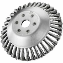 KAEJYIUT Brosse à Mauvaises Herbes Débroussailleuse Coupeur Tête Pour Débroussailleuse Brosse Ronde Pour Débroussailleuse (8")