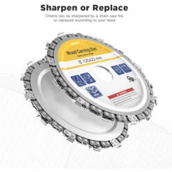 YOOUYIDA Generic Brosse Lame De Coupe Et Des Lames Dents De Scie à Chaîne ,Lame De Scie Circulaire Haute Qualité De Taille- Ensemble De Fichiers Pour Couper La Chaîne D' Abattage D' Arbres Sous- Bois -Débroussailleuse Soldes Magasin 66261110 3