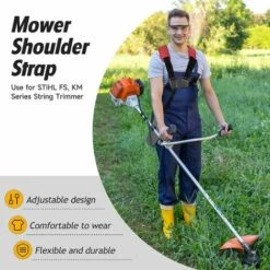 Cisea Sling Trimmer - Tondeuse à Double Harnais D'épaule Avec Ceinture En Nylon Durable Réglable Pour Tondeuse Stihl Fs, Km Series (rouge) 11 Cisea Sling Trimmer - Tondeuse à Double Harnais D'épaule Avec Ceinture En Nylon Durable Réglable Pour Tondeuse Stihl Fs, Km Series (rouge) -Débroussailleuse Soldes Magasin 66351593 5