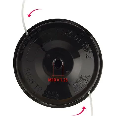 Cisea Pack Tête De Débroussailleuse Universelle A6481 Nylon Tondeuse Bobine De Rechange Débroussailleuse Tête De Coupe M10 X 1.25 4 Cisea Pack Tête De Débroussailleuse Universelle A6481 Nylon Tondeuse Bobine De Rechange Débroussailleuse Tête De Coupe M10 X 1.25 – Image 2
