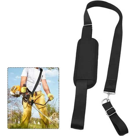 Sangle D'épaule De Tondeuse, Ceintures D'épaule Simples En Nylon De Tondeuse à Gazon Réglables De Jardin, Pour Les Débroussailleuses Débroussailleuses Strimmer (black)——Adélala 4 Sangle D'épaule De Tondeuse, Ceintures D'épaule Simples En Nylon De Tondeuse à Gazon Réglables De Jardin, Pour Les Débroussailleuses Débroussailleuses Strimmer (black)——Adélala – Image 2