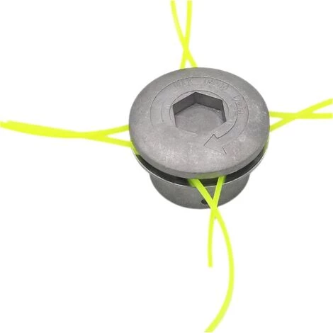 Aluminium Fils Tête Coupe-bordure Tête Double Fil Bobine Tête Fil Nylon Pour Débroussailleuse à Essence Tondeuse à Gazon,Adélala 4 Aluminium Fils Tête Coupe-bordure Tête Double Fil Bobine Tête Fil Nylon Pour Débroussailleuse à Essence Tondeuse à Gazon,Adélala – Image 2