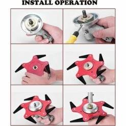 MODOU 5 Pièces De Débroussailleuse Accessoires De Jardin, Accessoires Pour Tondeuses à Gazon Métallique, Convient Aux Pièces Générales De Tondeuse Stihl Fs120 Fs130 Fs200R Fs250 Fs55 -Débroussailleuse Soldes Magasin 66742009 3