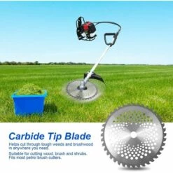 GRID COOL Lame De Débroussailleuse Lames De Scie à Bois De 40 Dents 1'' Diamètre De L'alésage 10'' Lames à Pointe En Carbure Pour L'herbe De Jardin 1,5 X 255 X 25,4mm -Débroussailleuse Soldes Magasin 66757452 3