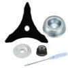 FLETéçA 12"x 3T Lame De Débroussailleuse Avec Kit D'entretien D'accessoire D'adaptateur De Lame De Tondeuse à Gazon De Machine De Jardinage Pour Mauvaises Herbes Fraîches Et Tondeuse. 2 FLETéçA 12"x 3T Lame De Débroussailleuse Avec Kit D'entretien D'accessoire D'adaptateur De Lame De Tondeuse à Gazon De Machine De Jardinage Pour Mauvaises Herbes Fraîches Et Tondeuse. -Débroussailleuse Soldes Magasin 66962405 1