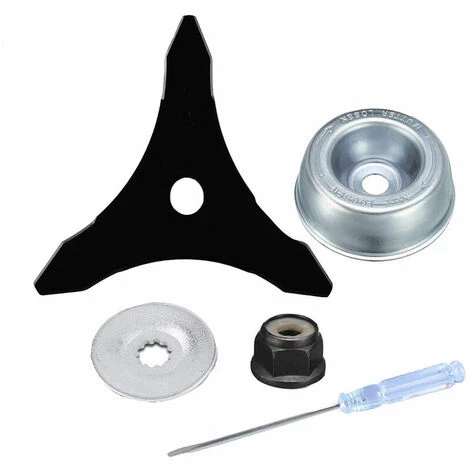 FLETéçA 12"x 3T Lame De Débroussailleuse Avec Kit D'entretien D'accessoire D'adaptateur De Lame De Tondeuse à Gazon De Machine De Jardinage Pour Mauvaises Herbes Fraîches Et Tondeuse. 3 FLETéçA 12"x 3T Lame De Débroussailleuse Avec Kit D'entretien D'accessoire D'adaptateur De Lame De Tondeuse à Gazon De Machine De Jardinage Pour Mauvaises Herbes Fraîches Et Tondeuse.