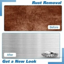 OCXIN 2 Pièces Débroussailleuse Contre Les Mauvaises Herbes, Brosse Ronde Pour 150 Diamètre De Sol, Brosse Contre Les Mauvaises Herbes Pour Débroussailleuse Coupe-herbe Jardin Brique Route Pavage Enlèvement De L'herbe, Alésage 25,4 Mm -Débroussailleuse Soldes Magasin 66998461 4