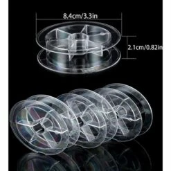 FVO Ligne De Pêche En Nylon,100 Mètres Fil De Pêche Monofilament En Nylon,environ 0.27 Mm De Diamètre Ligne De Pêche En Fil De Nylon Clair.(2.5bleu) -Débroussailleuse Soldes Magasin 66999812 2