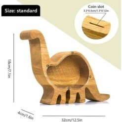 DECKON Animal En Bois Forme De Dinosaure Piggy Bank Money Saving Box Enfants Cadeau Décoration De La Maison Brachiosaurus 11 DECKON Animal En Bois Forme De Dinosaure Piggy Bank Money Saving Box Enfants Cadeau Décoration De La Maison Brachiosaurus -Débroussailleuse Soldes Magasin 67240891 5