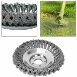 BDD Tondeuse à Gazon à Tête De Coupe 1pc 6 ", Tondeuse à Gazon à Roue Métallique, Débroussailleuse Pour Mauvaises Herbes, Accessoires D'extérieur, Outils De Jardin -Débroussailleuse Soldes Magasin 67267864 2