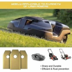 DONTODENT Lame De Couteau En Titane 30 Pièces Pour Husqvarna Automower, Gardena, Meec Silver- 10 DONTODENT Lame De Couteau En Titane 30 Pièces Pour Husqvarna Automower, Gardena, Meec Silver- -Débroussailleuse Soldes Magasin 67291614 4