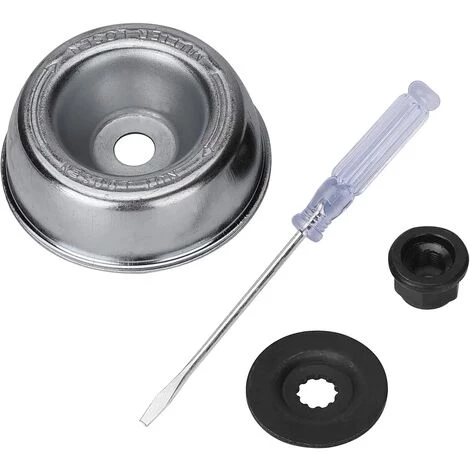 REGALI 6'' Kit De Brosse De Débroussailleuse à Gazon, 150x25,4mm Brosse à Désherber Ronde Pour éliminer Les Mauvaises Herbes, Tête Brosse Avec Roue En Fil D'acier Massif Pour Jardin Agriculture(6 Pouce) 6 REGALI 6'' Kit De Brosse De Débroussailleuse à Gazon, 150x25,4mm Brosse à Désherber Ronde Pour éliminer Les Mauvaises Herbes, Tête Brosse Avec Roue En Fil D'acier Massif Pour Jardin Agriculture(6 Pouce) – Image 4