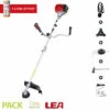Pack Huile + Rotofil Thermique 52cc Harnais Fil Lame 3 Dents LEA LE25517BP