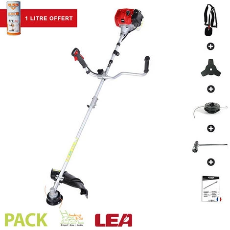 Pack Huile + Rotofil Thermique 52cc Harnais Fil Lame 3 Dents LEA LE25517BP 3 Pack Huile + Rotofil Thermique 52cc Harnais Fil Lame 3 Dents LEA LE25517BP