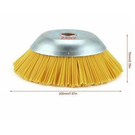 Tête De Débroussailleuse -Brosse Anti-mauvaises Herbes En Nylon Pour Débroussailleuse - Outil De Jardin - Tête De Débroussailleuse - Trou Intérieur 25,4 Mm -GALOZZOIT 4 Tête De Débroussailleuse -Brosse Anti-mauvaises Herbes En Nylon Pour Débroussailleuse - Outil De Jardin - Tête De Débroussailleuse - Trou Intérieur 25,4 Mm -GALOZZOIT – Image 2