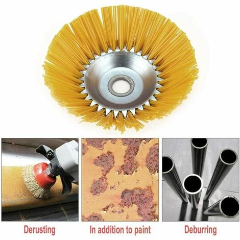 Tête De Débroussailleuse -Brosse Anti-mauvaises Herbes En Nylon Pour Débroussailleuse - Outil De Jardin - Tête De Débroussailleuse - Trou Intérieur 25,4 Mm -GALOZZOIT 7 Tête De Débroussailleuse -Brosse Anti-mauvaises Herbes En Nylon Pour Débroussailleuse - Outil De Jardin - Tête De Débroussailleuse - Trou Intérieur 25,4 Mm -GALOZZOIT – Image 5