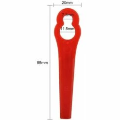 THSINDE Lot De 100 Lames En Plastique De Rechange Pour Lames De Coupe De Coupe-bordures Kit De Pièces De Moteur De Lame De Coupe Pour FRT18A FRT18A1 Art 46155 FRT20A1 Accessoires -Débroussailleuse Soldes Magasin 67502935 3
