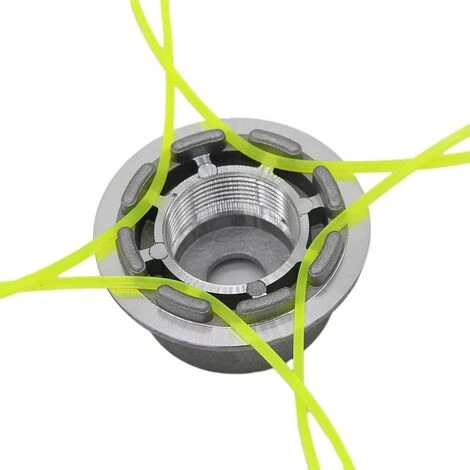 REGALOS Aluminium Fils Tête Coupe-bordure Tête Double Fil Bobine Tête Fil Nylon Pour Débroussailleuse à Essence Tondeuse à Gazon 3 REGALOS Aluminium Fils Tête Coupe-bordure Tête Double Fil Bobine Tête Fil Nylon Pour Débroussailleuse à Essence Tondeuse à Gazon