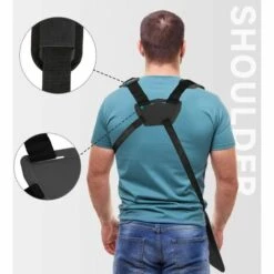 REGALI Harnais Debroussailleuse - Harnais De Débroussailleuse Universelle à Double Boutonnage Pour Débroussailleuse Stihl, Echo, Honda, Husqvarna, Shindaiwa (Noir) -Débroussailleuse Soldes Magasin 67558802 3